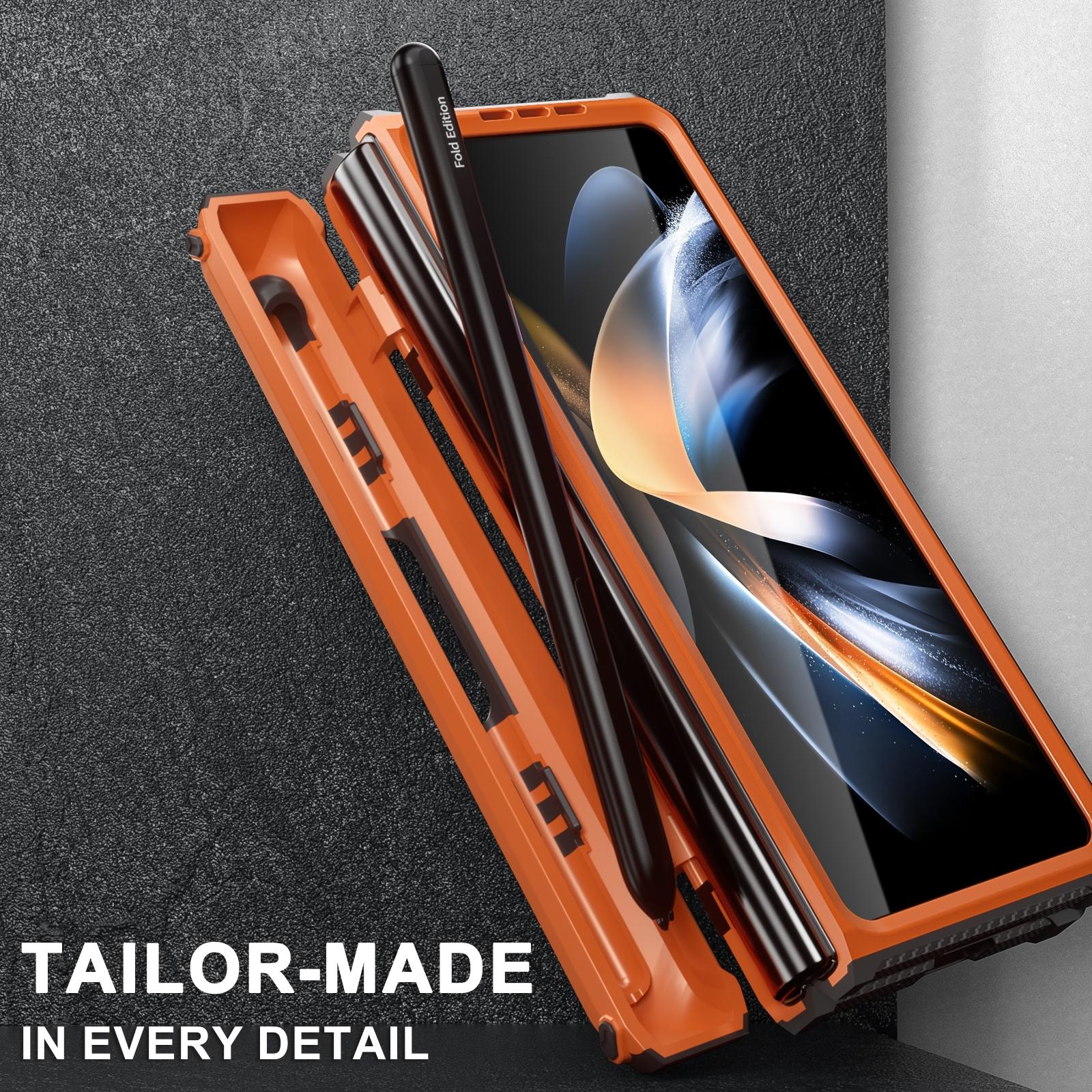 For Samsung Galaxy Z Fold4 5G Foldable Shockproof Phone Case - Black 7