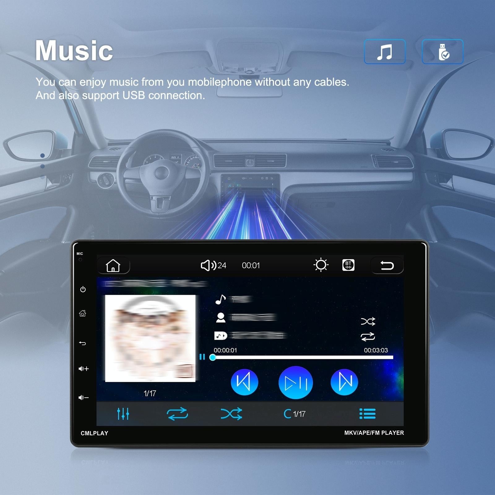 9 Inch Android Carplay Mp5 Player With Wireless Reversing Camera Standard 6