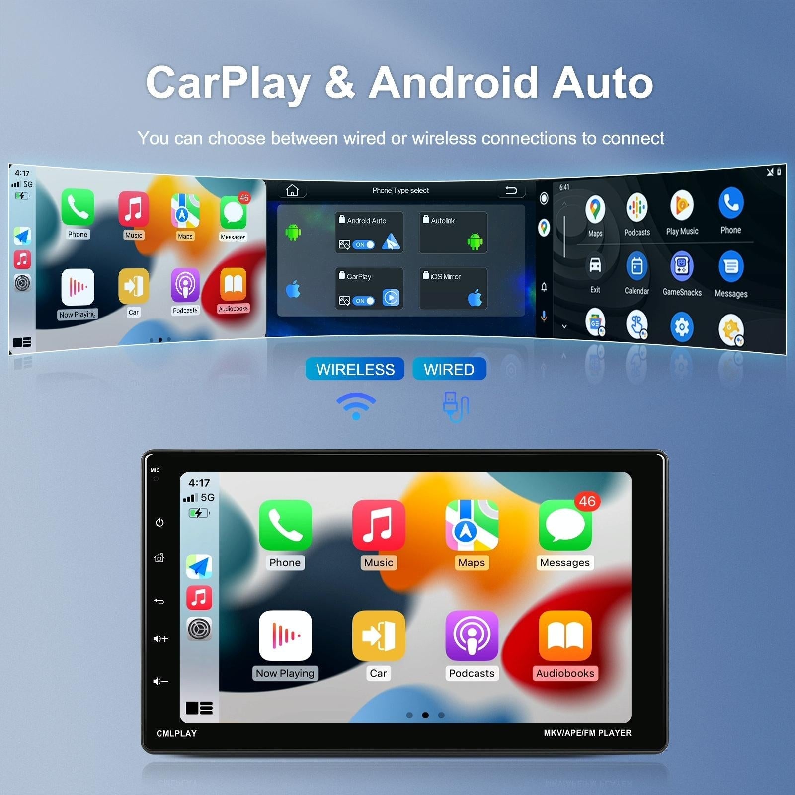 9 Inch Android Carplay Mp5 Player With Wireless Reversing Camera Standard 14
