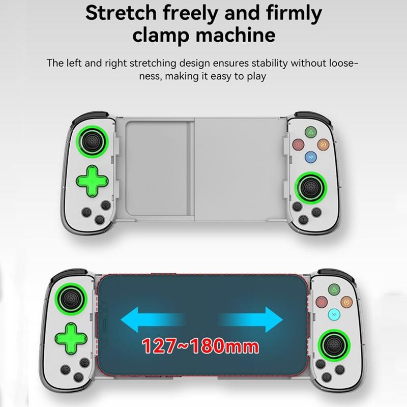 Versatile Retractable Gamepad for Pc / Android / Ios / Win / Mac / Switch - Black 10