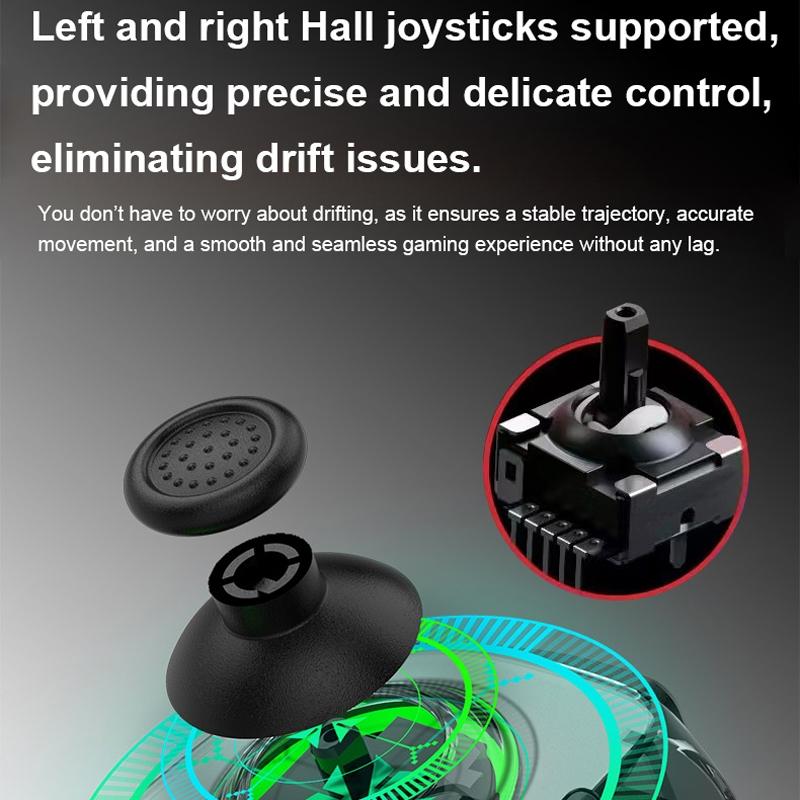 Versatile Retractable Gamepad for Pc / Android / Ios / Win / Mac / Switch - Black 14