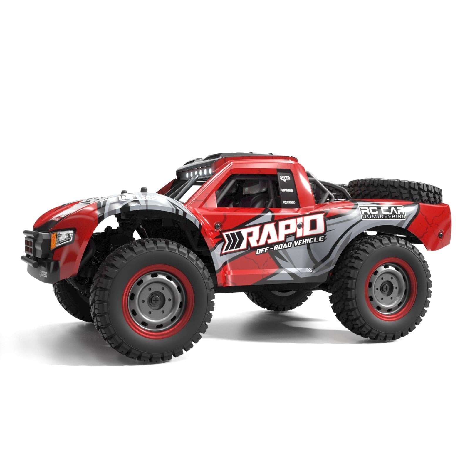 High-speed 4wd Pickup Rc Car with Full-scale High-brush Design - Blue 13