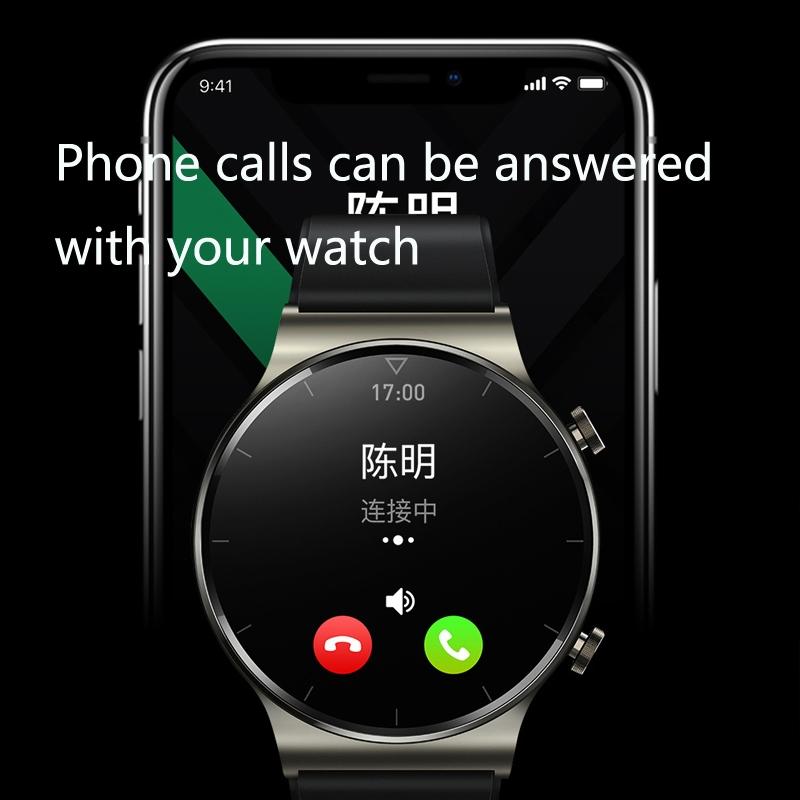 Tws Bluetooth Headset Smart Watch Mp3 Music Sports Business Bluetooth Call Watch Black 6