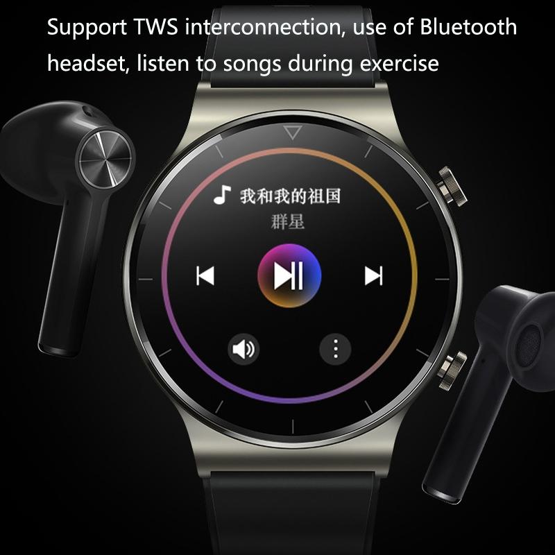 Tws Bluetooth Headset Smart Watch Mp3 Music Sports Business Bluetooth Call Watch Black 7