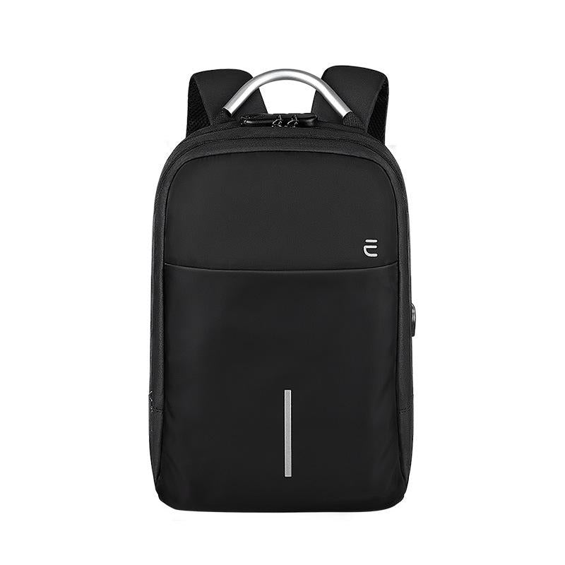 13-15.6 Inch Anti-theft Laptop Backpack in Mysterious Black