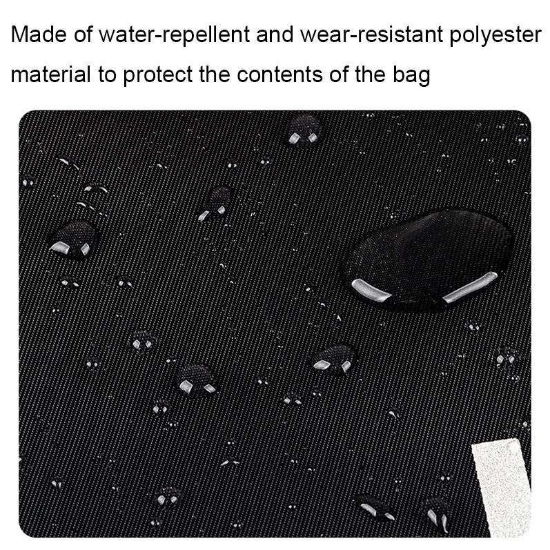 13-15.6 Inch Anti-theft Laptop Backpack in Mysterious Black 6