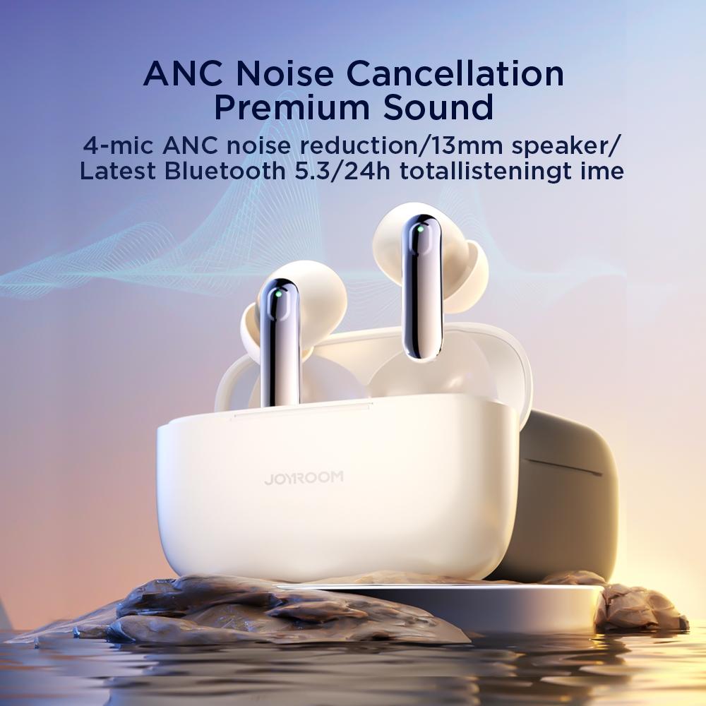Wireless Noise-cancelling Earbuds - Jr-bc1 Jbuds Series - Black 3