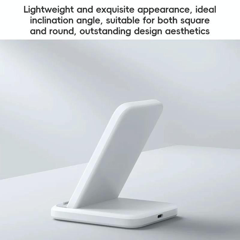 30W Vertical Wireless Charger White 6