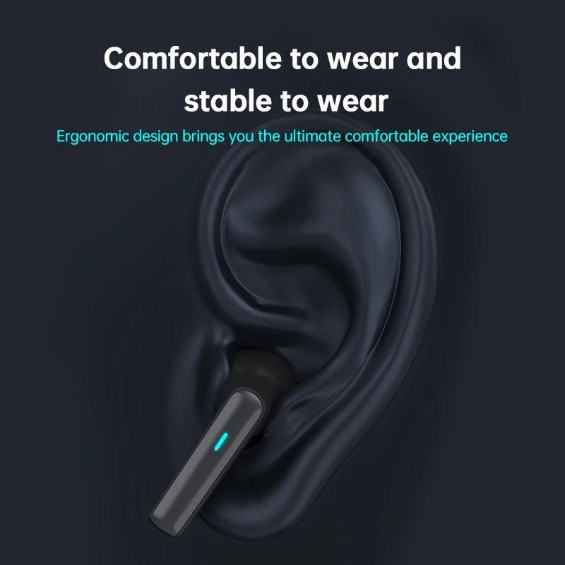 Wireless Bluetooth Earphones for Sports and Gaming - White 9