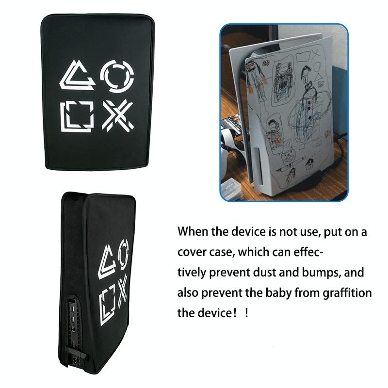 Ps5 Dust Cover - Protective Sleeve in Black 5