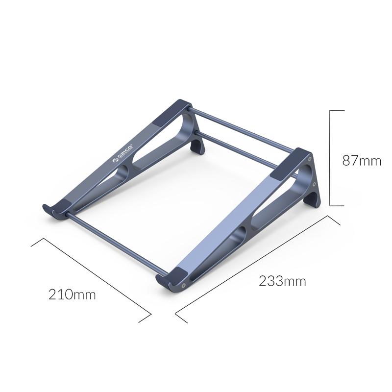 Vertical Laptop Storage Holder - Multi-functional Grey 3