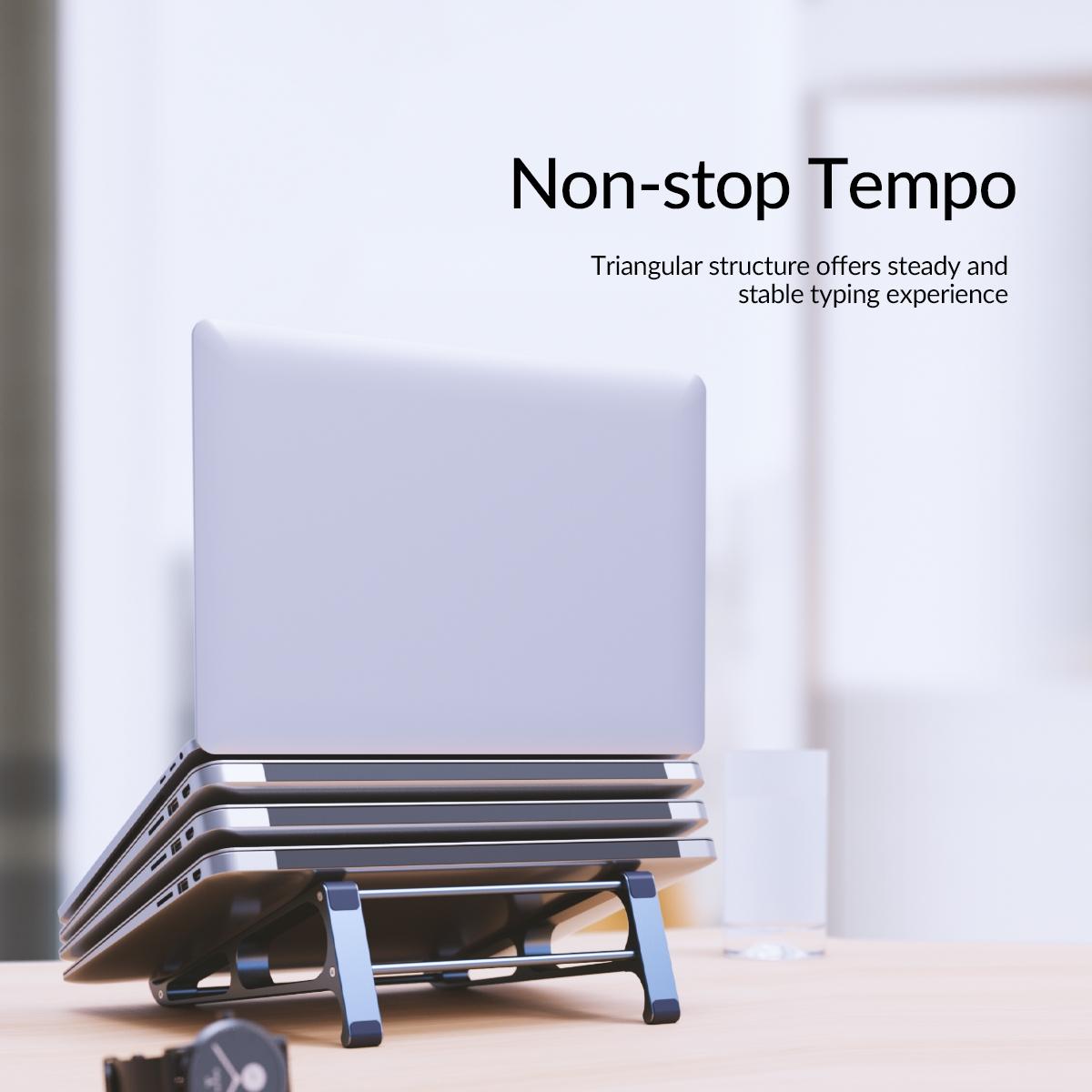 Vertical Laptop Storage Holder - Multi-functional Grey 5