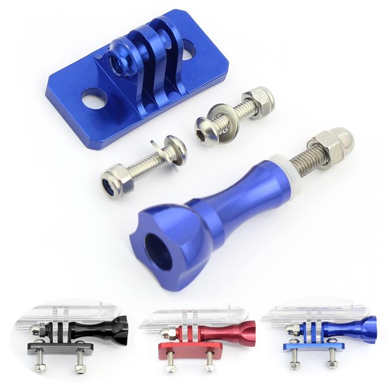 Helmet Mount Adapter for Aluminum Tripod Head for Gopro - Blue 3
