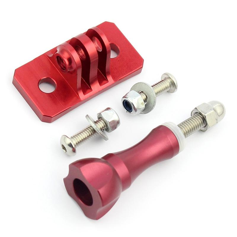 Helmet Mount Adapter for Aluminum Tripod Head for Gopro - Blue 11