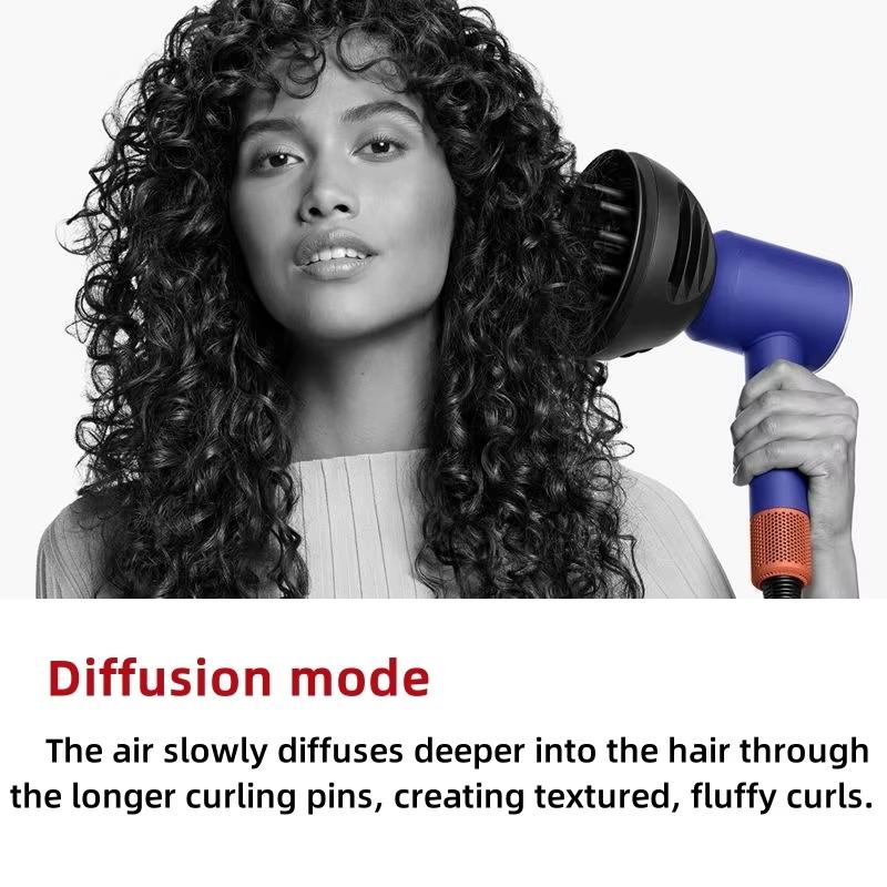 2 In 1 Diffuser For Dyson Hd01 Hd16 Hair Dryers Wave+Curl Attachment Gray 4