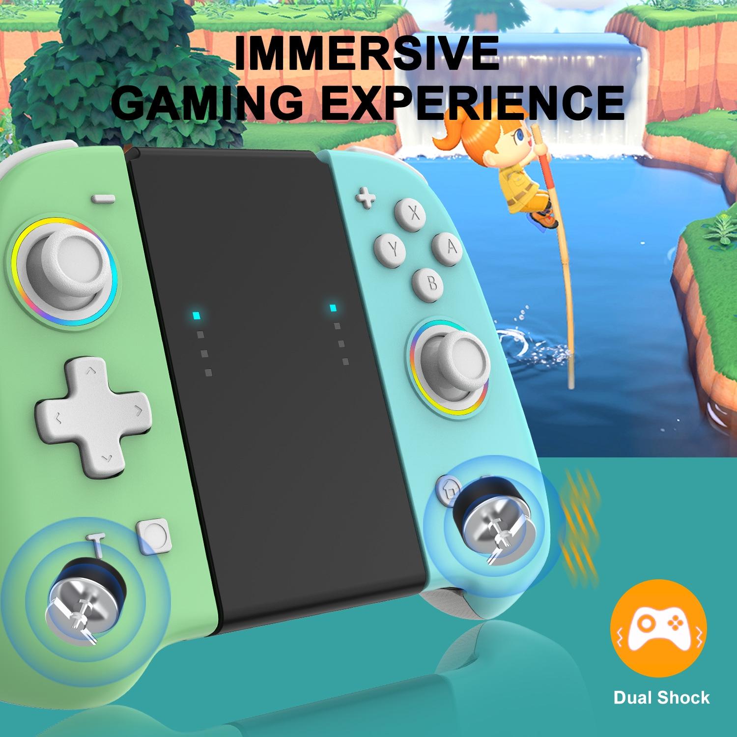 Vibrant Joycon Set with Colourful Light Switch 5