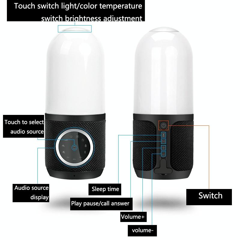 Smart White Noise Sleep Speaker Black 4