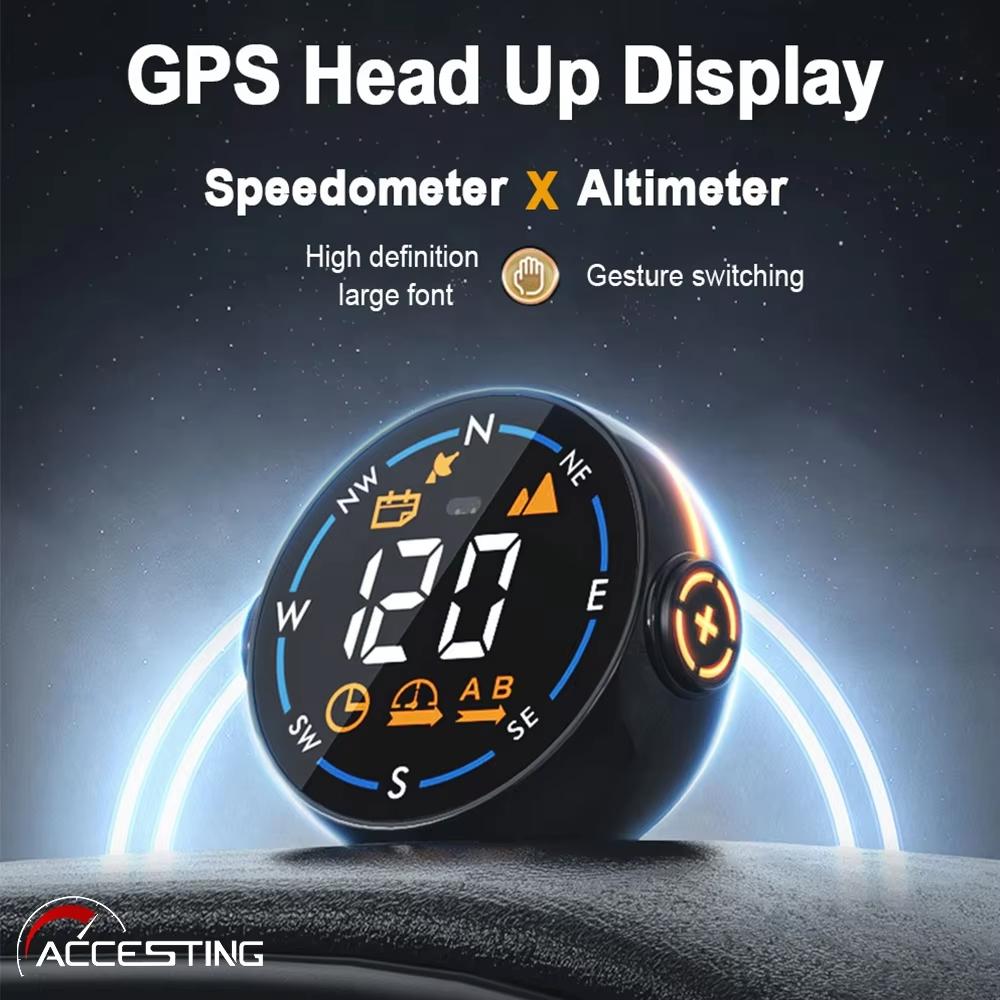Usb Car Gps Altitude Meter Head Up Display 3