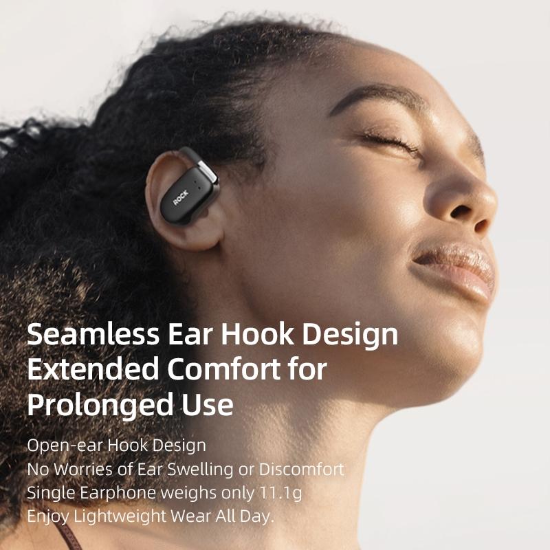 Open Earhook Bluetooth Earphones - X900 - Black 5