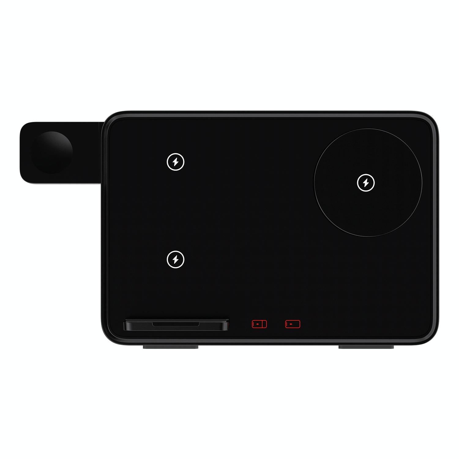 15W Magnetic Wireless Charger With Night Light - Black 3