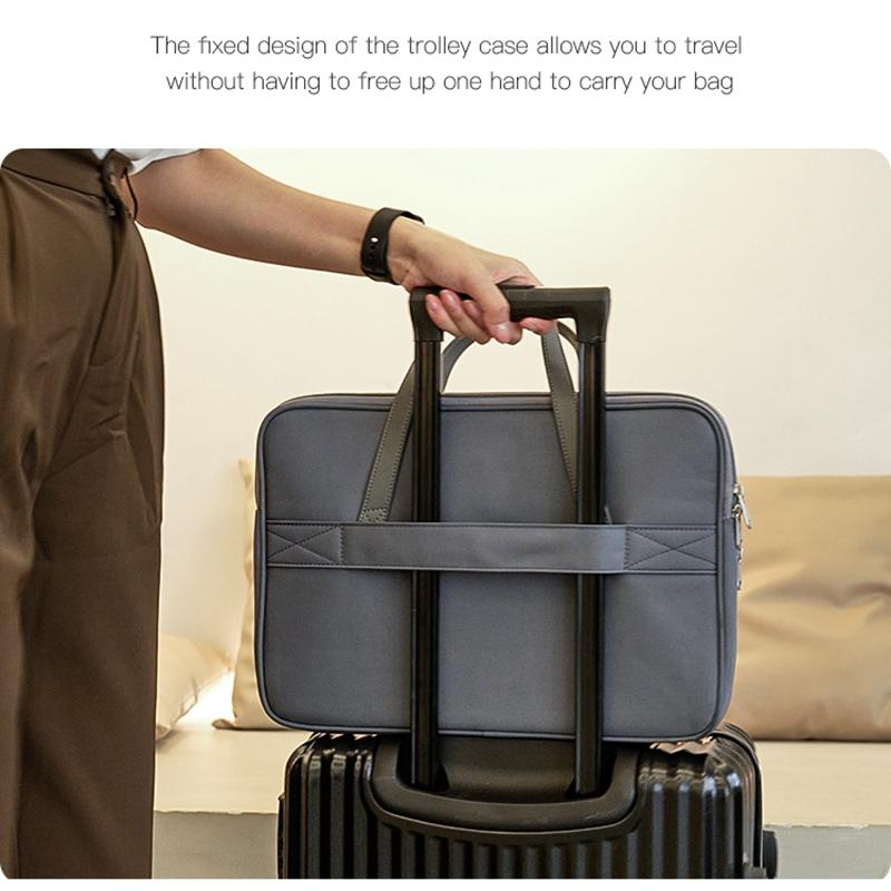 Waterproof 14 Oxford Laptop Bag - Blue 6