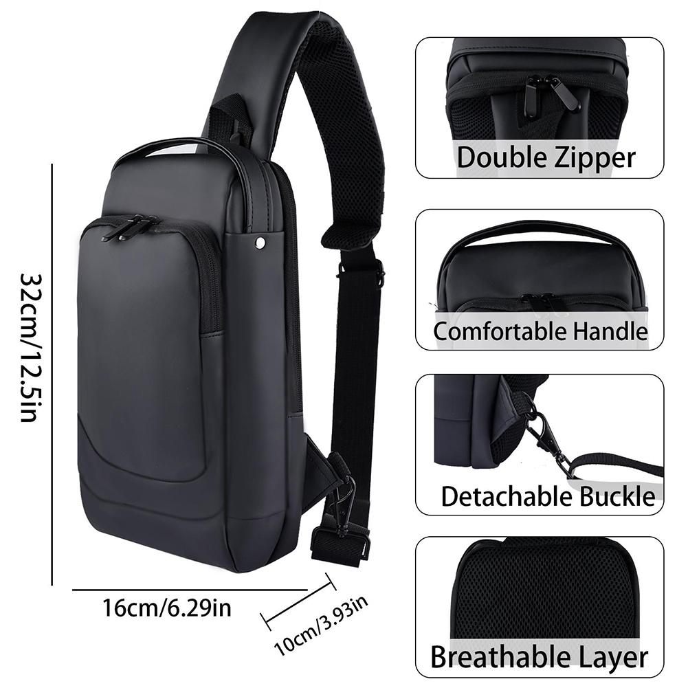 Steam Deck Crossbody Carry Bag - Black 5