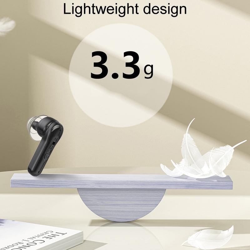 Rechargeable In Ear Hearing Aid Elderly Sound Amplifier Black 6