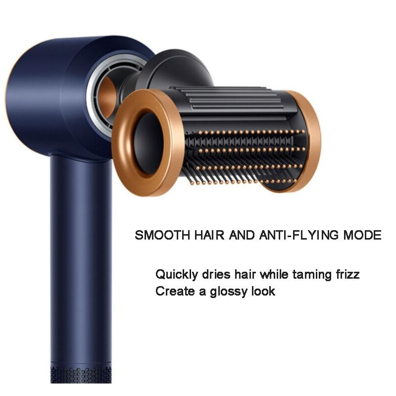 Smooth Flyaway Nozzle for Dyson Hair Dryer - Copper Nickel - Gray 6
