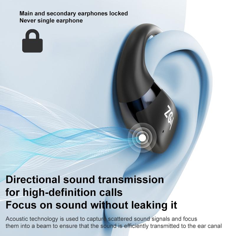 Wireless Bluetooth Earphones - Zga Gs18 Blade Ai - Black 5