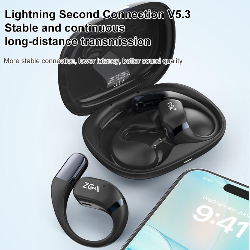 Wireless Bluetooth Earphones - Zga Gs18 Blade Ai - Black 7
