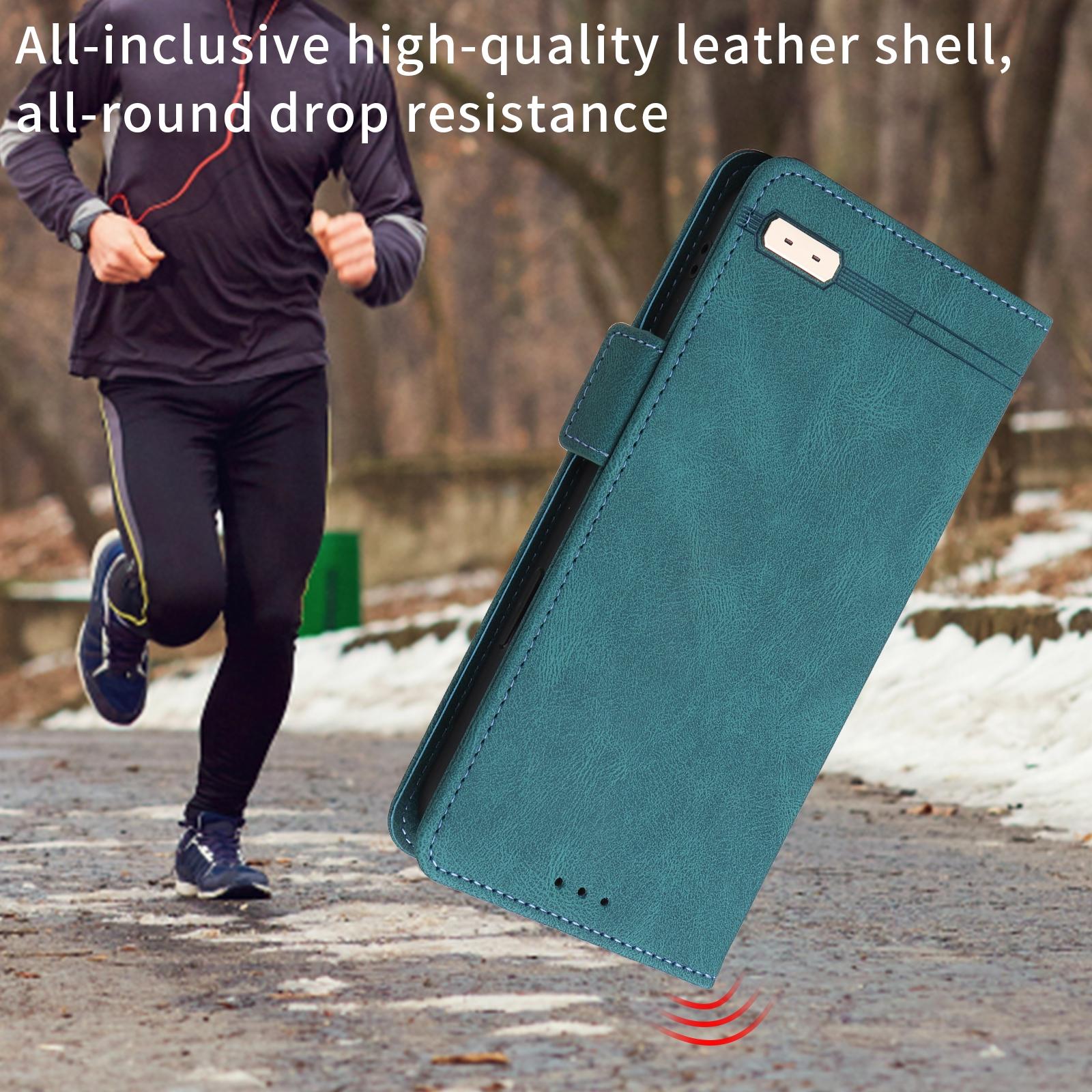 For Samsung Galaxy Z Fold4 5G Leather Flip Case With Magnetic Clasp - Black 6