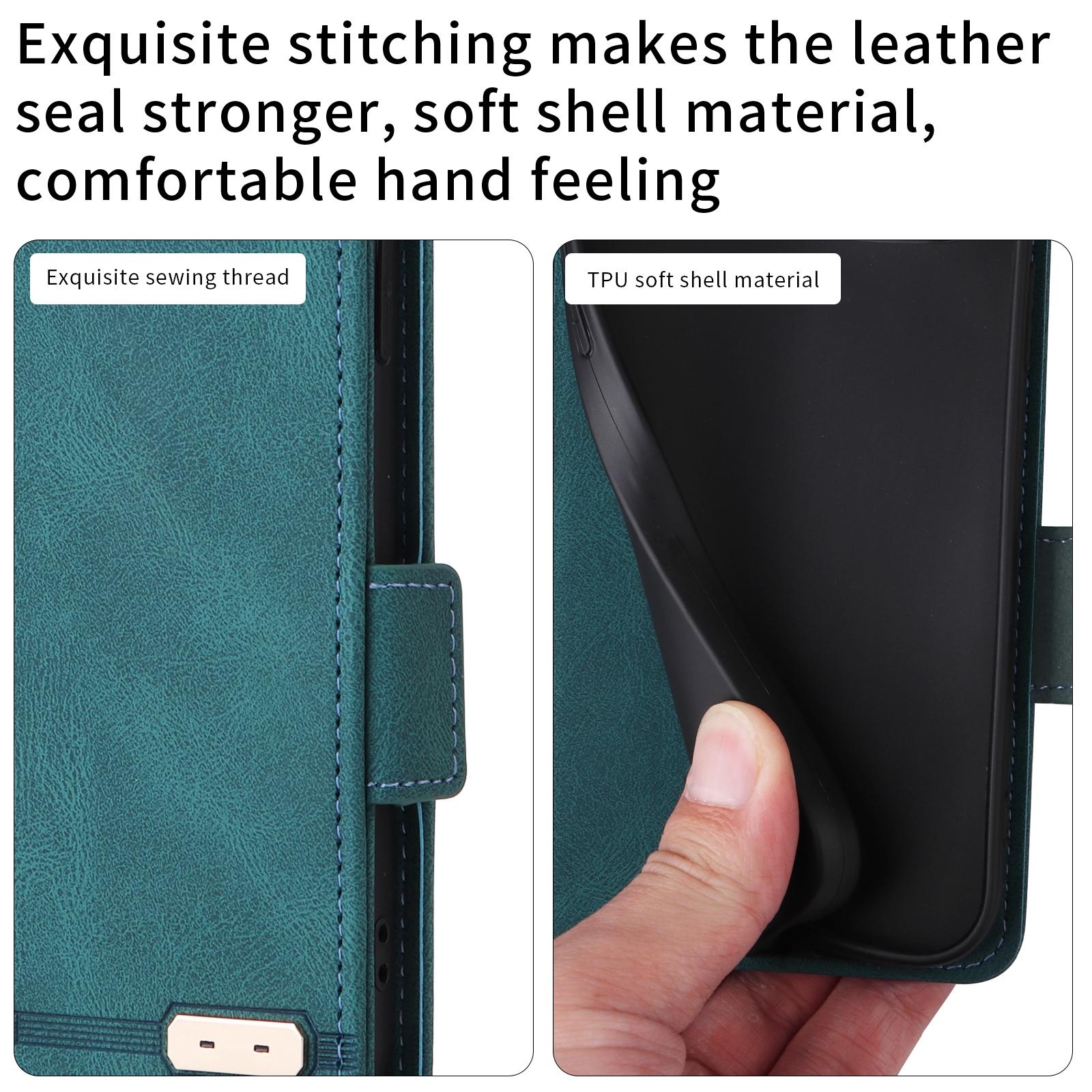 For Samsung Galaxy Z Fold4 5G Leather Flip Case With Magnetic Clasp - Black 8