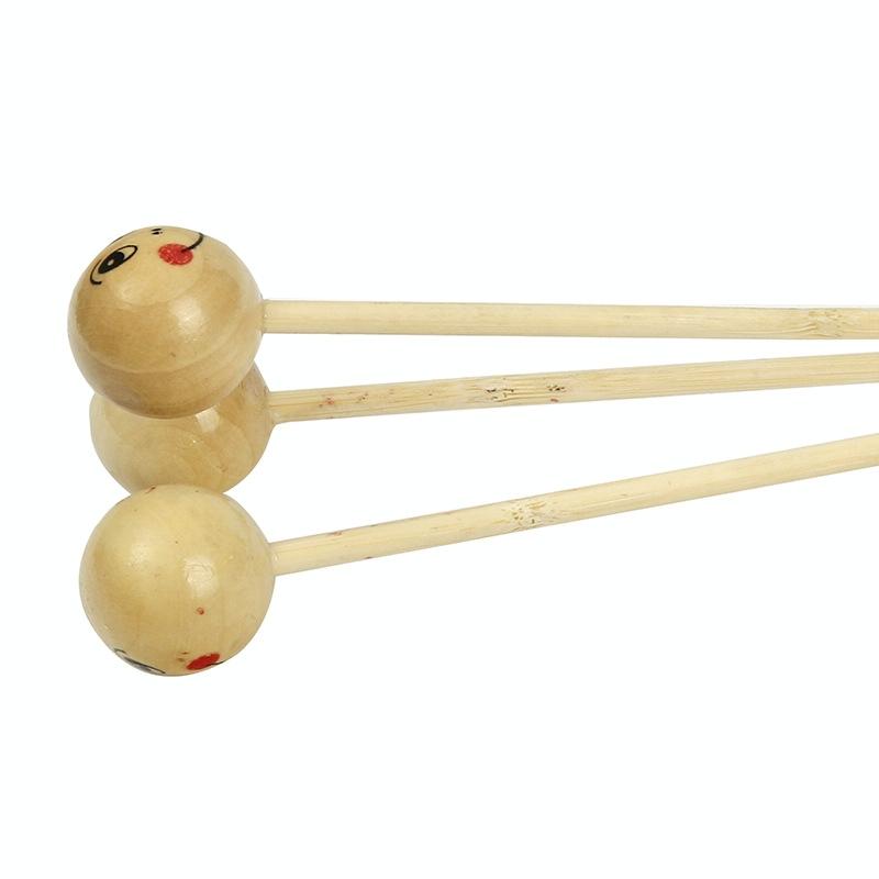 Wooden Smiling Face Knock Back Hammer Multifunctional Health Massage 4