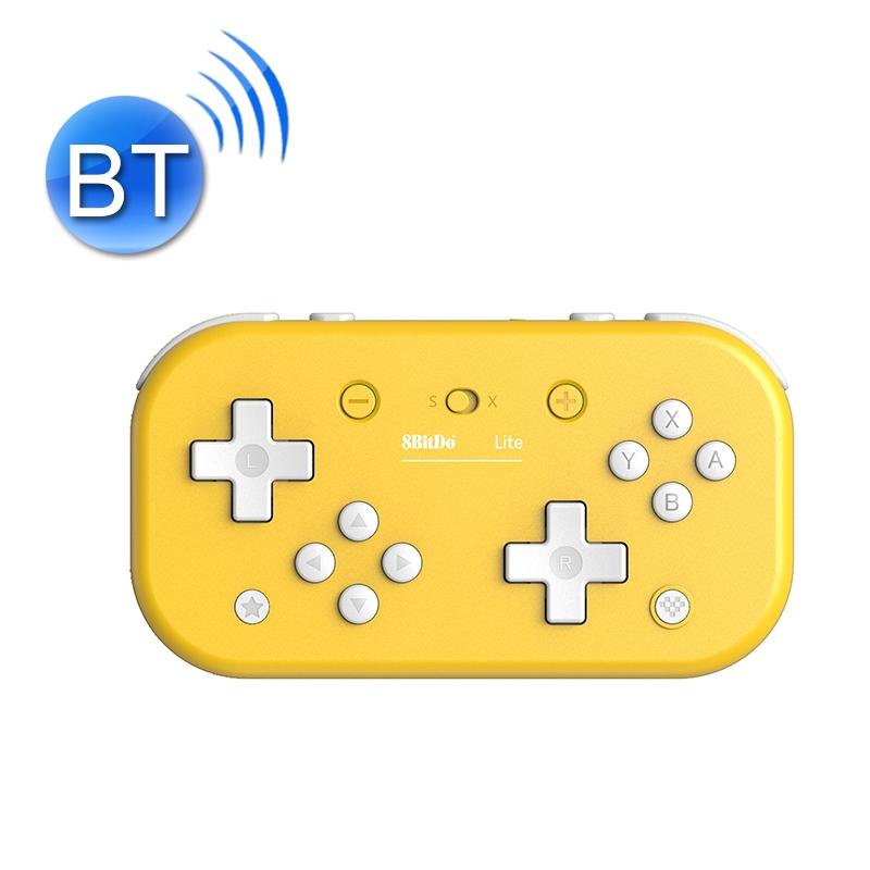 Portable Bluetooth Gamepad for Switch / Pc - 8bitdo Lite Mini - Yellow 9