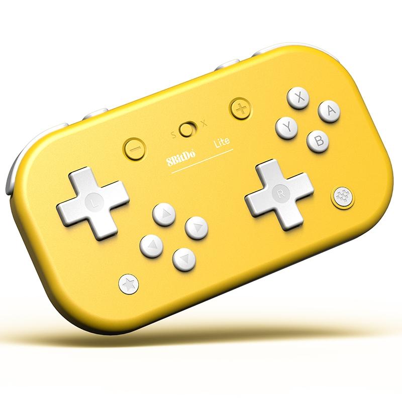 Portable Bluetooth Gamepad for Switch / Pc - 8bitdo Lite Mini - Yellow 10