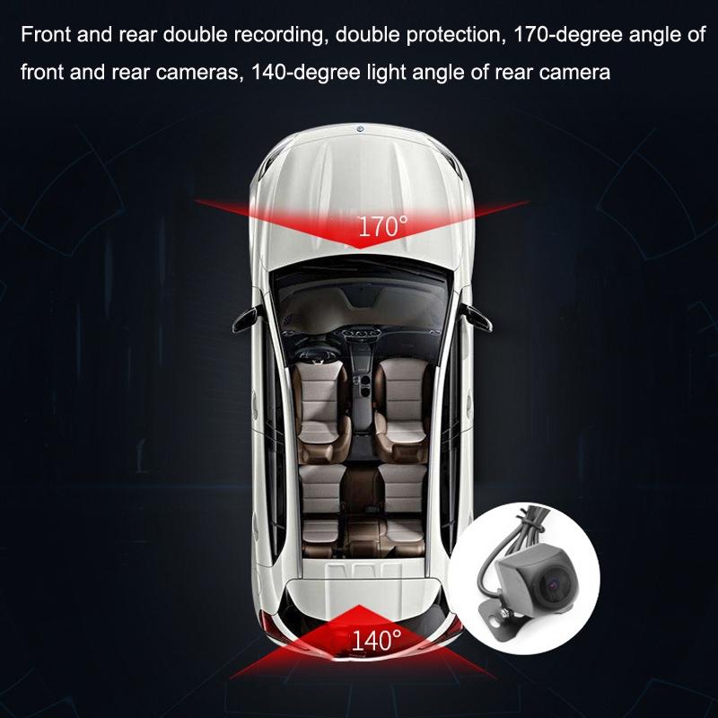 1080p Wifi Hidden Driving Recorder - Single Record Black 8