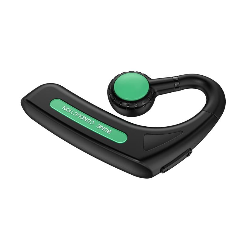 Wireless Bone Conduction Bluetooth Headset - Hanging Ear Design - Black 12