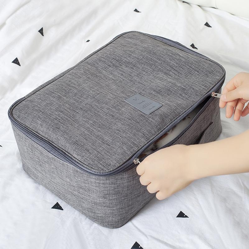 Large Capacity Cationic Trolley Suitcase for Trip Storage - Black 5