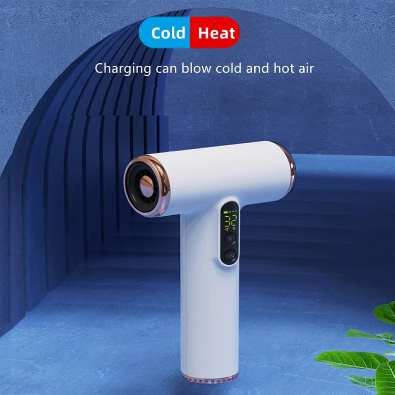 Rechargeable Hair Dryer 3 Speeds Adjustable White 4