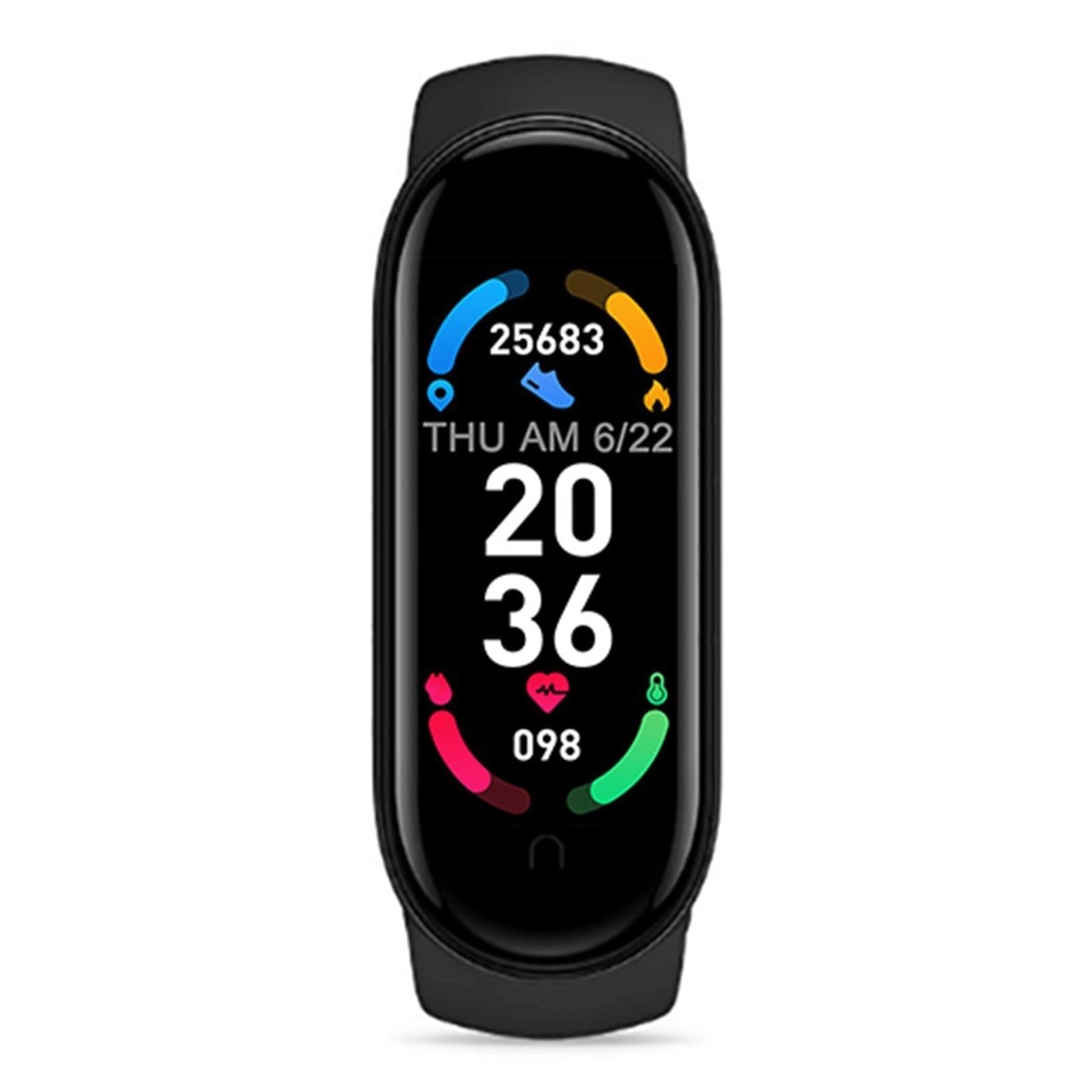 Advanced Health Tracker With Heart Rate Blood Pressure And Sleep Monitoring - Black