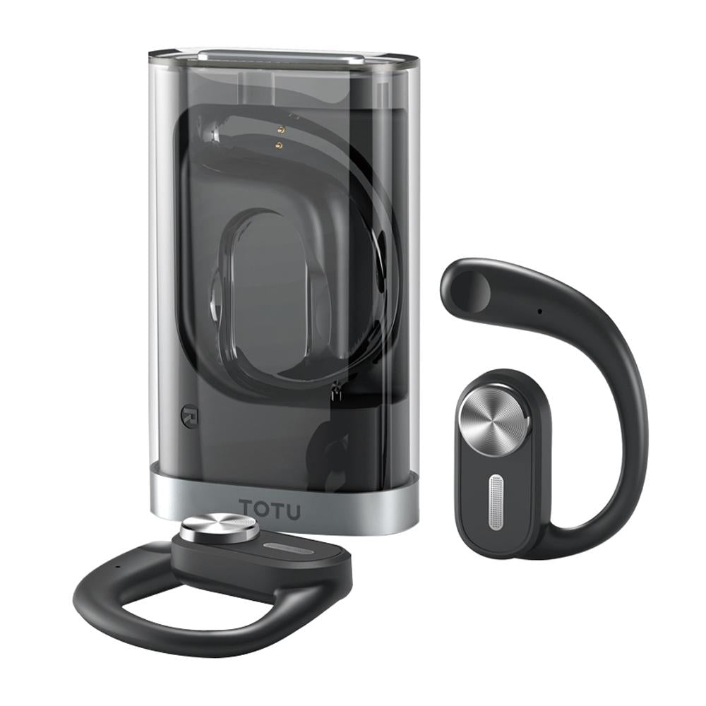 Wireless Bluetooth Earphone - Ear-hanging Design - Black