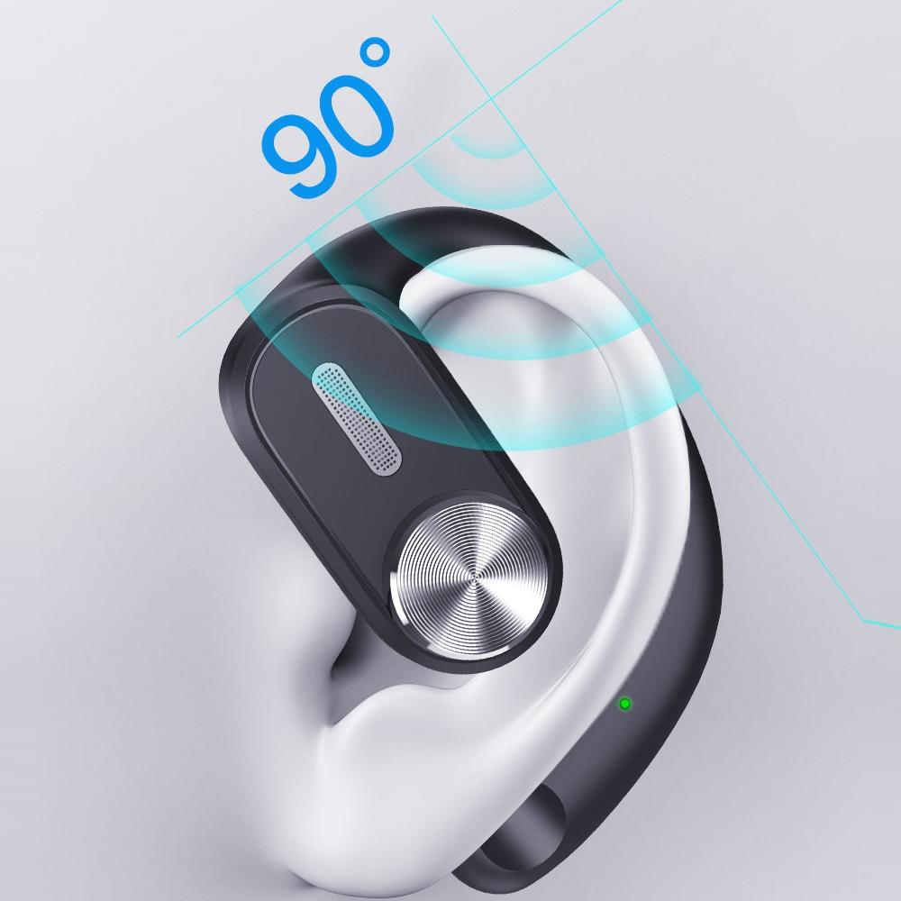 Wireless Bluetooth Earphone - Ear-hanging Design - Black 5