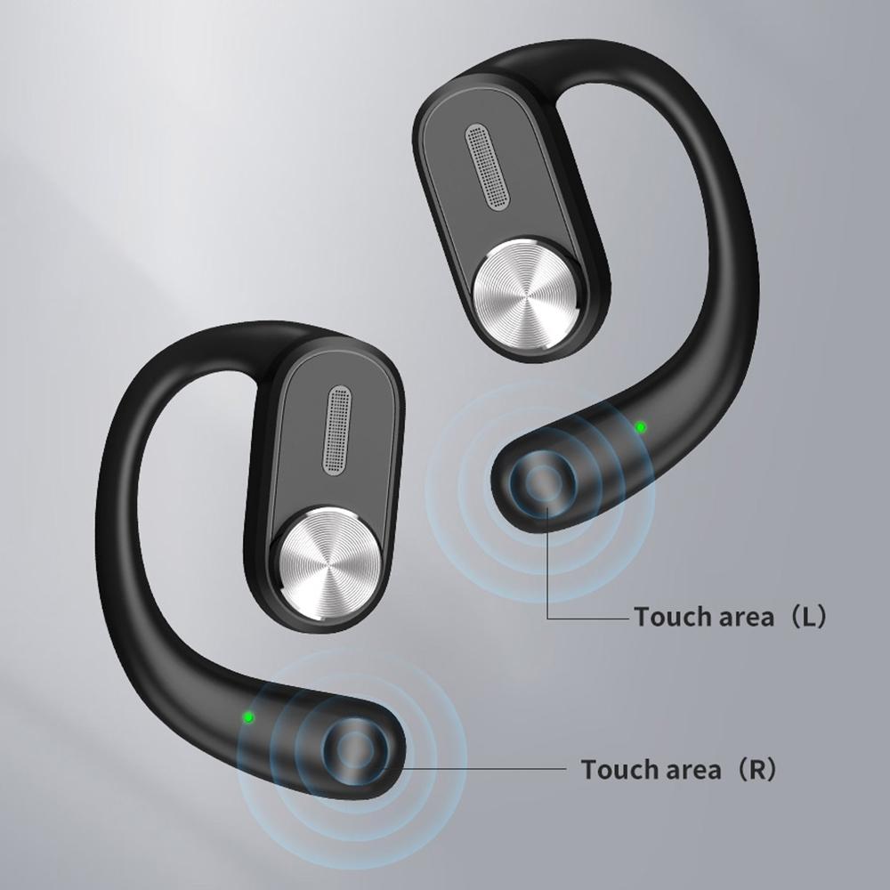 Wireless Bluetooth Earphone - Ear-hanging Design - Black 6
