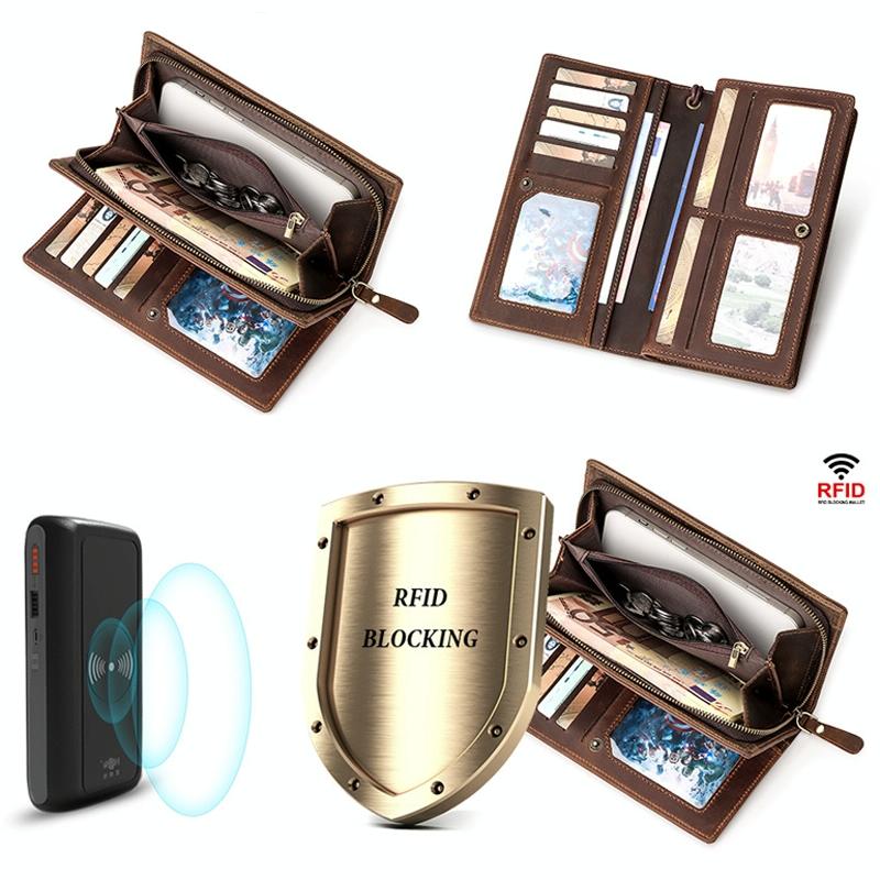 Men Leather Rfid Wallet - Sleek Design 7
