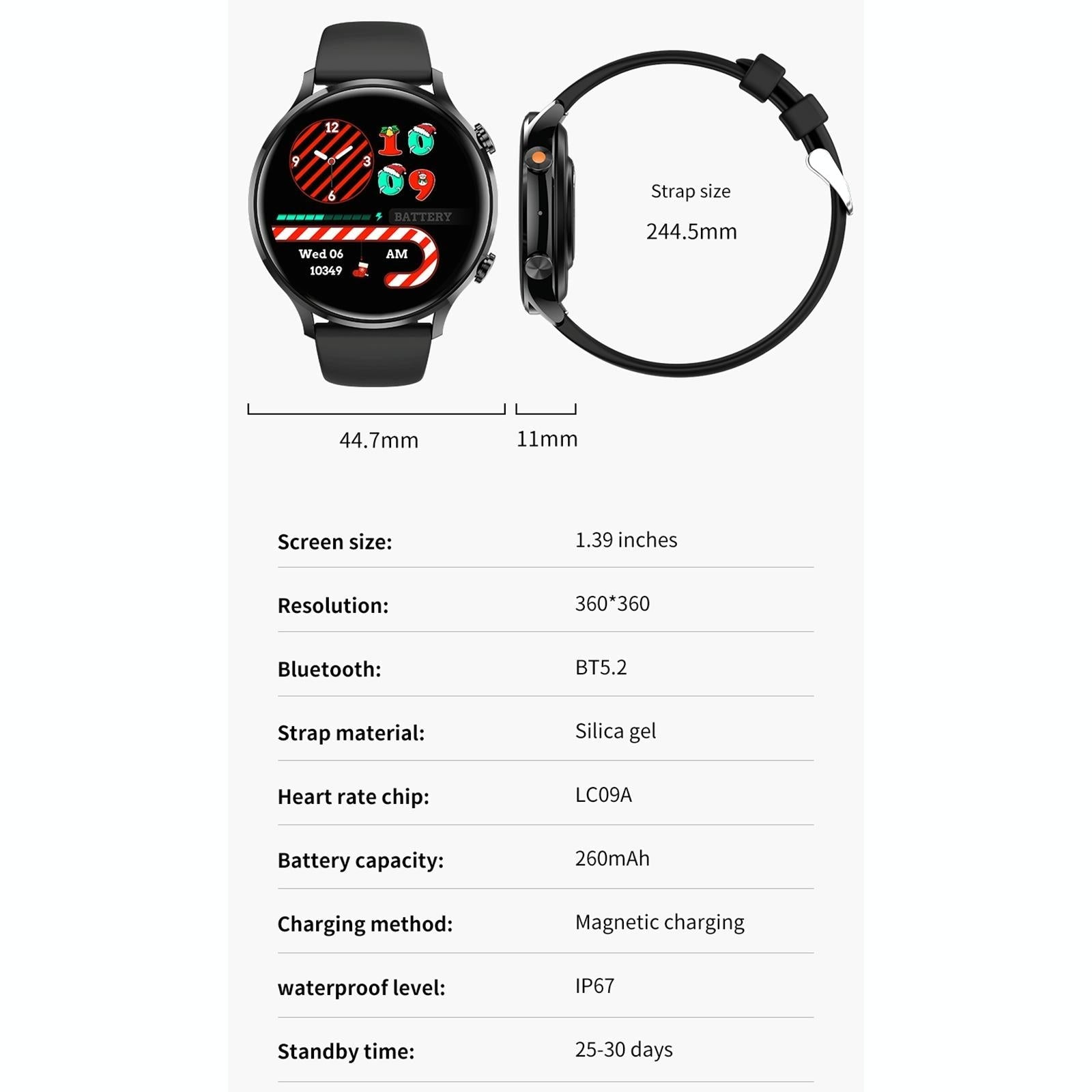 1.39 Inch Bt5.2 Smart Sport Watch Support Bluetooth Call / Sleep / Blood Oxygen / Temperature / Heart Rate / Blood Pressure Health Monitor - Orange 3