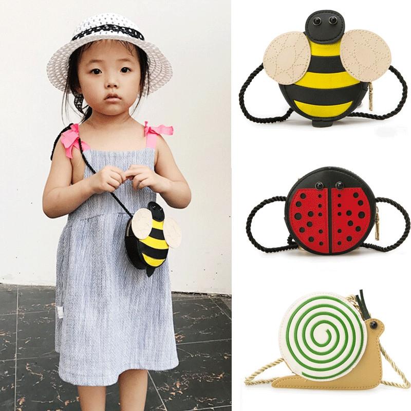 Adorable Kids' Tassel Purse Cute Cartoon Animals - Ladybug 9