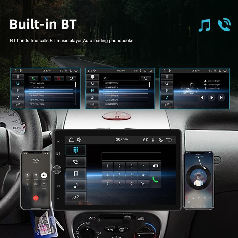 10.4 Inch Vertical Screen Android Navigation With Wireless Carplay & Backup Camera 6