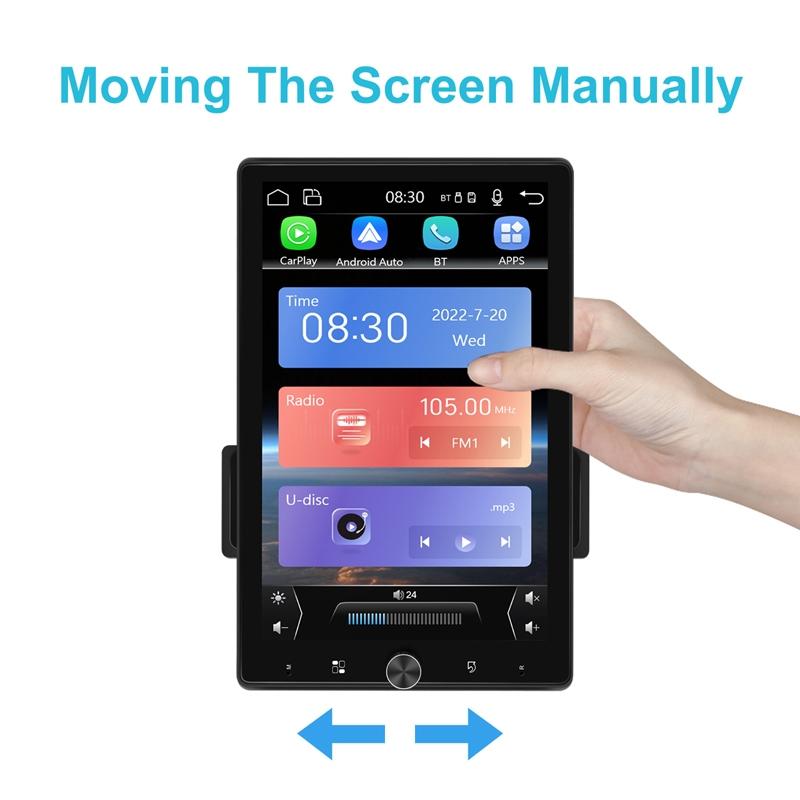 10.4 Inch Vertical Screen Android Navigation With Wireless Carplay & Backup Camera 10