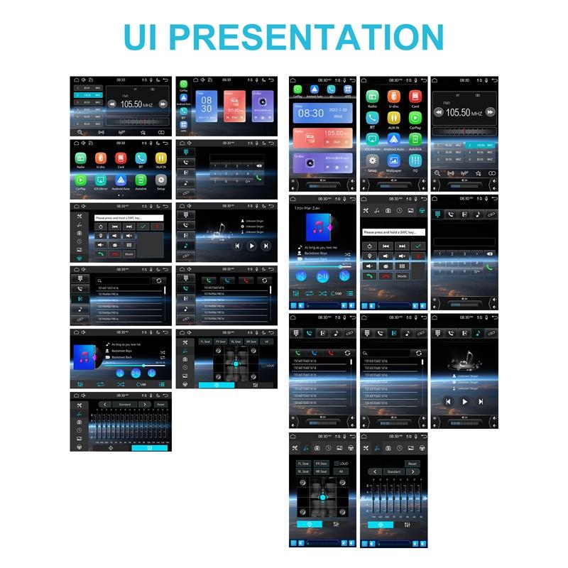 10.4 Inch Vertical Screen Android Navigation With Wireless Carplay & Backup Camera 13