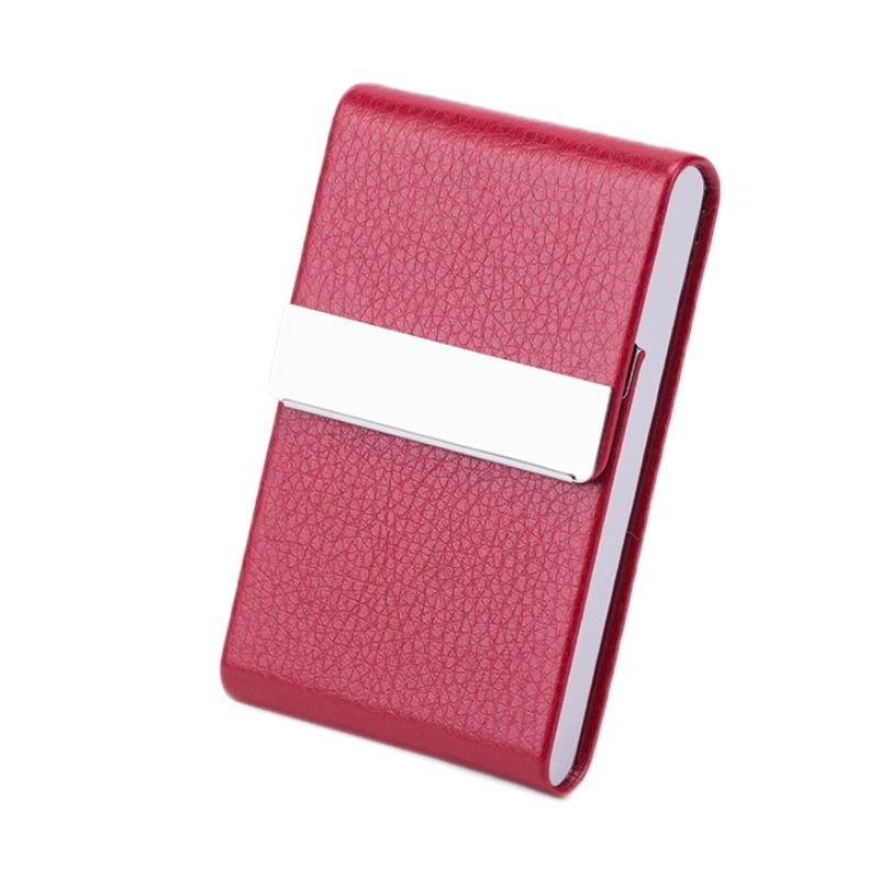 Business Card Case For Advertising Fits Most Cards - Red 8